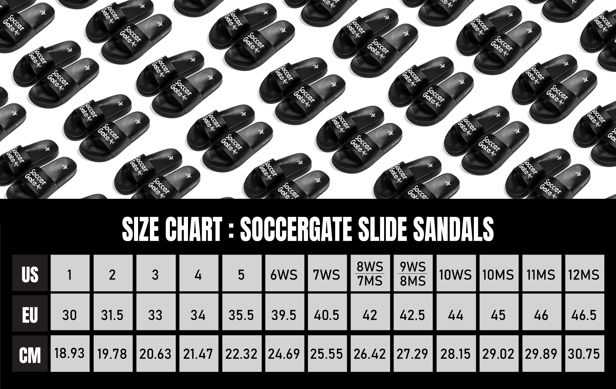 SoccerGate รองเท้าแตะสวมเบสิคโลโก้