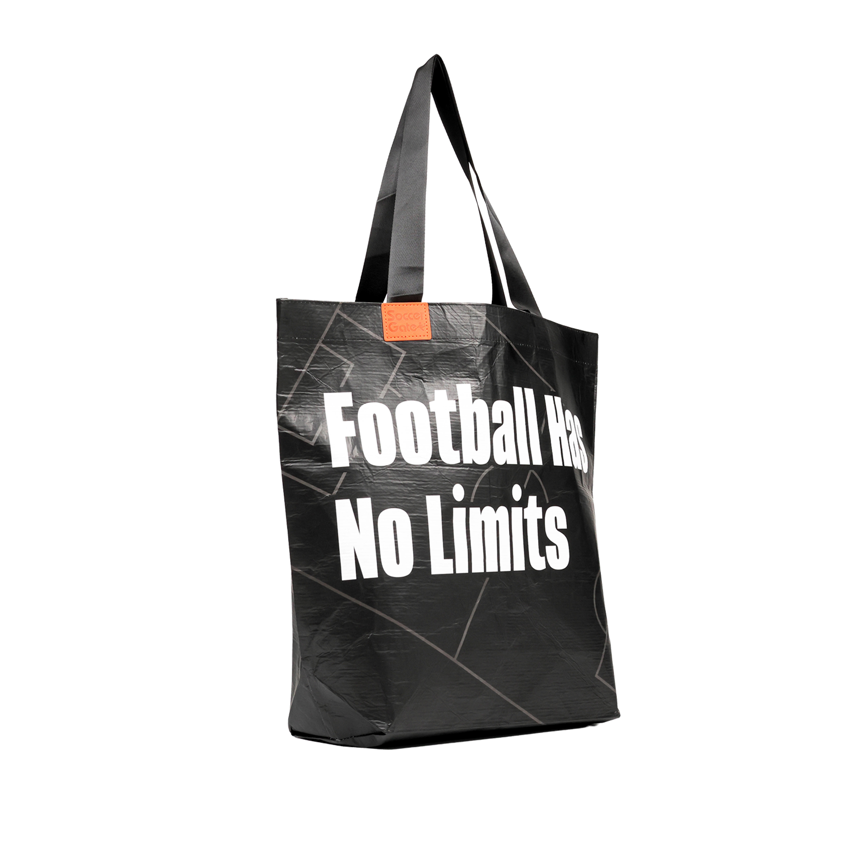 กระเป๋าผ้าใบสะพายข้างลาย FHNL 2025 ดำ