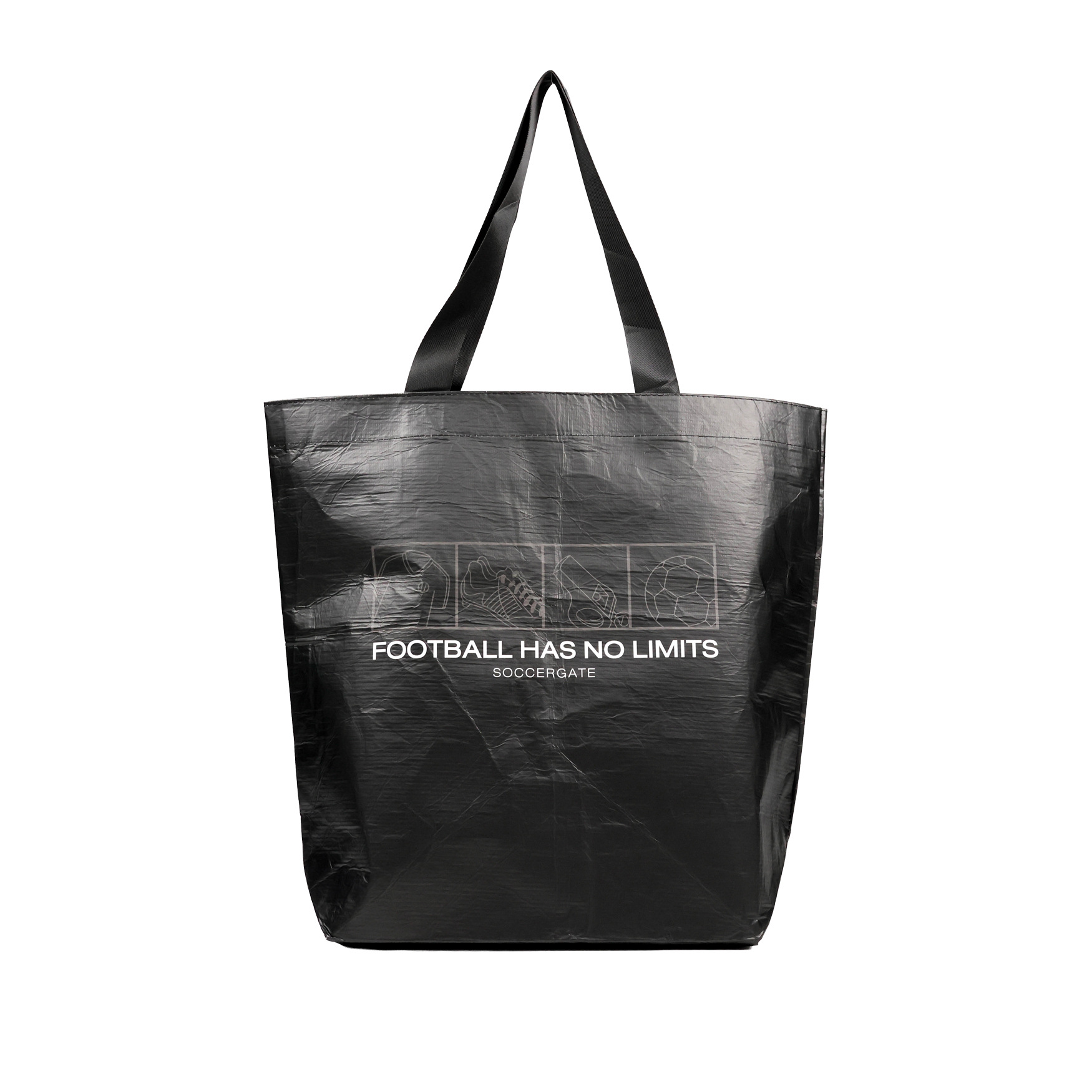 กระเป๋าผ้าใบสะพายข้างลาย FHNL 2025 ดำ