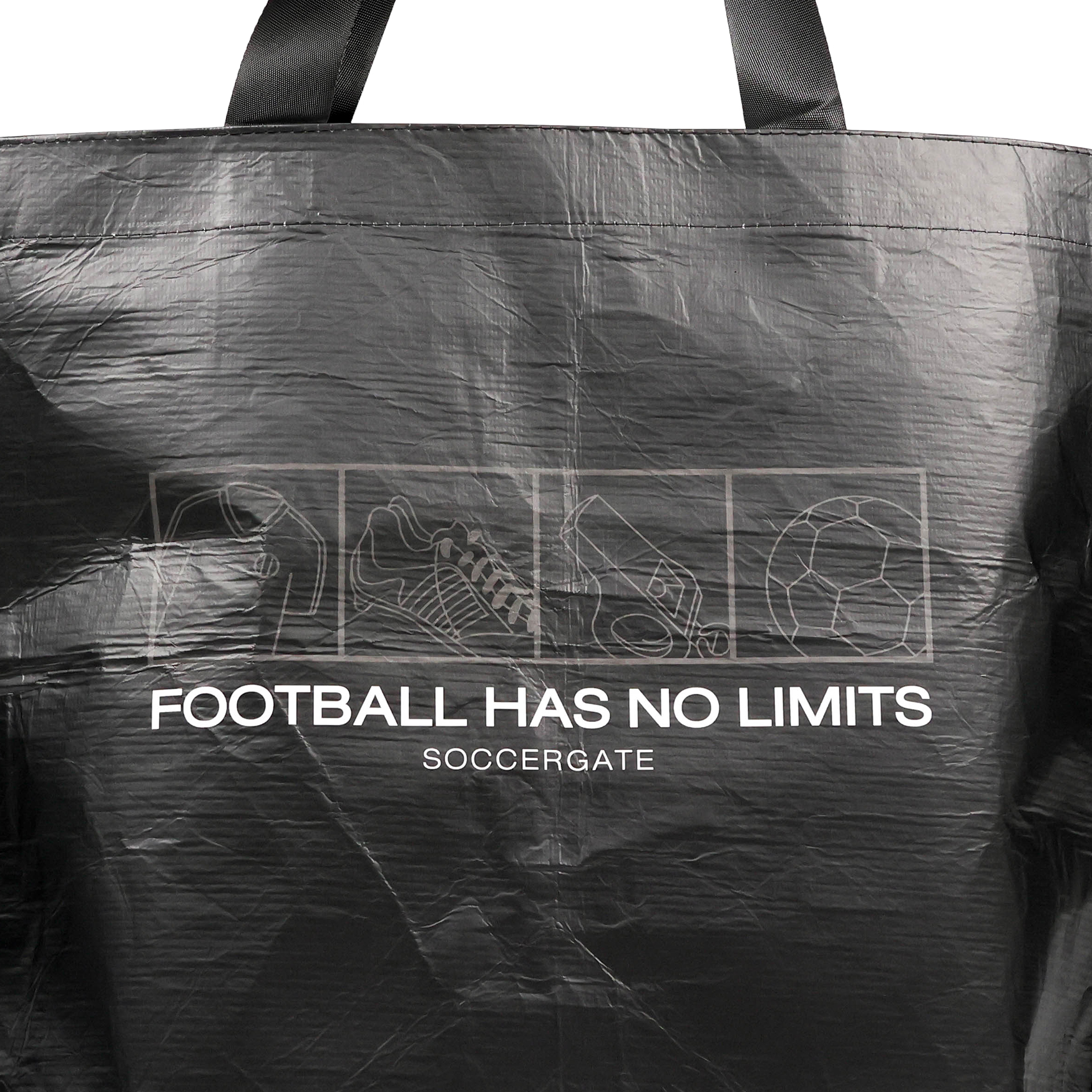 กระเป๋าผ้าใบสะพายข้างลาย FHNL 2025 ดำ